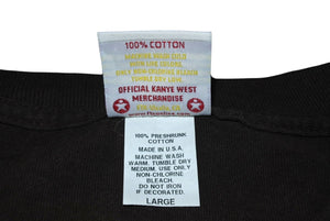 Very Good Condition KANYE WEST Kanye West Short Sleeve T-Shirt Size L Kanye Bear Monogram Brown Official 2005 Used 4c071092