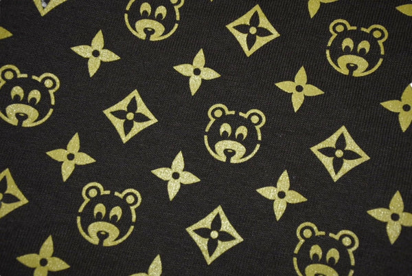 Like new KANYE WEST Kanye West Short Sleeve T-shirt Size L Kanye Bear Monogram Brown Official 2005 Used 4c071093