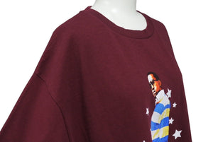 Very Good Condition KANYE WEST Kanye West School Spirit Tour 2004 Short Sleeve T-shirt Vintage Cotton Bordeaux Size L Used 4c071095