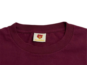 Very good condition KANYE WEST Kanye West School Spirit Tour 2004 Short sleeve T-shirt Vintage Cotton Bordeaux Size L Used 4c071096