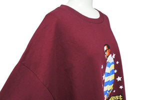 Very Good Condition KANYE WEST Kanye West School Spirit Tour 2004 Short Sleeve T-shirt Vintage Cotton Bordeaux Size XXL Used 4c071098