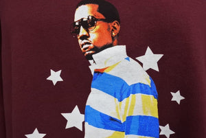 極美品 KANYE WEST カニエウェスト School Spirit Tour 2004 半袖Tシャツ ヴィンテージ コットン ボルドー サイズXXL 中古 4c071098