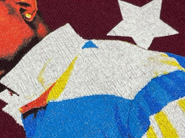 Very Good Condition KANYE WEST Kanye West School Spirit Tour 2004 Short Sleeve T-shirt Vintage Cotton Bordeaux Size XXL Used 4c071099