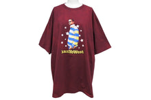 Load image into Gallery viewer, KANYE WEST カニエウェスト School Spirit Tour 2004 半袖Tシャツ ヴィンテージ コットン ボルドー サイズXXL 美品 中古 4c071100