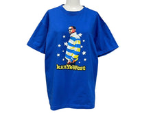 Load image into Gallery viewer, 極美品 KANYE WEST カニエウェスト School Spirit Tour 2004 半袖Tシャツ ヴィンテージ コットン ブルー サイズM 中古 4c071101