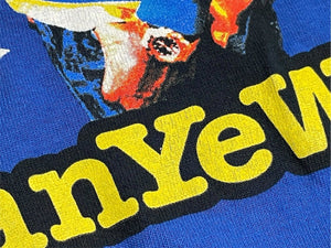 Very Good Condition KANYE WEST Kanye West School Spirit Tour 2004 Short Sleeve T-shirt Vintage Cotton Blue Size M Used 4c071102