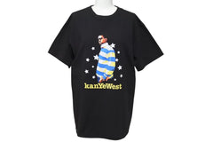 Very Good Condition KANYE WEST Kanye West School Spirit Tour 2004 Short Sleeve T-shirt Vintage Cotton Black Size M Used 4c071105