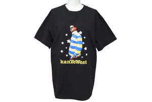 極美品 KANYE WEST カニエウェスト School Spirit Tour 2004 半袖Tシャツ ヴィンテージ コットン ブラック サイズM 中古 4c071105