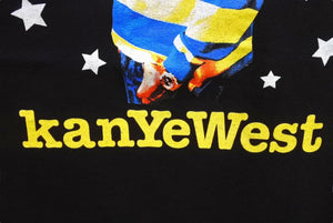 Very Good Condition KANYE WEST Kanye West School Spirit Tour 2004 Short Sleeve T-shirt Vintage Cotton Black Size M Used 4c071105