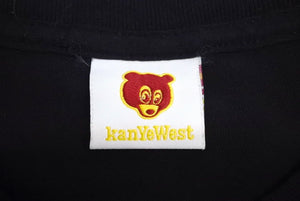 Very Good Condition KANYE WEST Kanye West School Spirit Tour 2004 Short Sleeve T-shirt Vintage Cotton Black Size M Used 4c071105