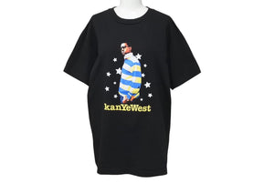 Very Good Condition KANYE WEST Kanye West School Spirit Tour 2004 Short Sleeve T-shirt Vintage Cotton Black Size M Used 4c071109
