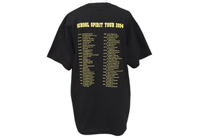 Very Good Condition KANYE WEST Kanye West School Spirit Tour 2004 Short Sleeve T-shirt Vintage Cotton Black Size M Used 4c071109