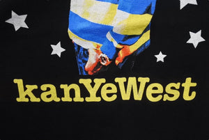 Very Good Condition KANYE WEST Kanye West School Spirit Tour 2004 Short Sleeve T-shirt Vintage Cotton Black Size M Used 4c071109