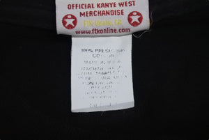 極美品 KANYE WEST カニエウェスト School Spirit Tour 2004 半袖Tシャツ ヴィンテージ コットン ブラック サイズM 中古 4c071109