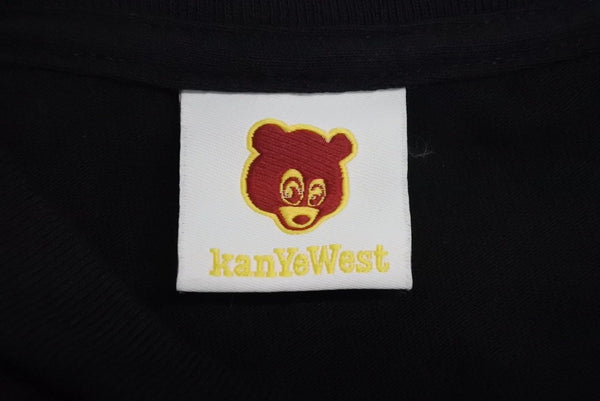 Very Good Condition KANYE WEST Kanye West School Spirit Tour 2004 Short Sleeve T-shirt Vintage Cotton Black Size M Used 4c071109