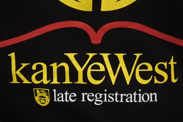 Very Good Condition KANYE WEST Kanye West Late Registration 2005 Promotional T-shirt Size M Not for Sale Kanye Bear Used 4c071110