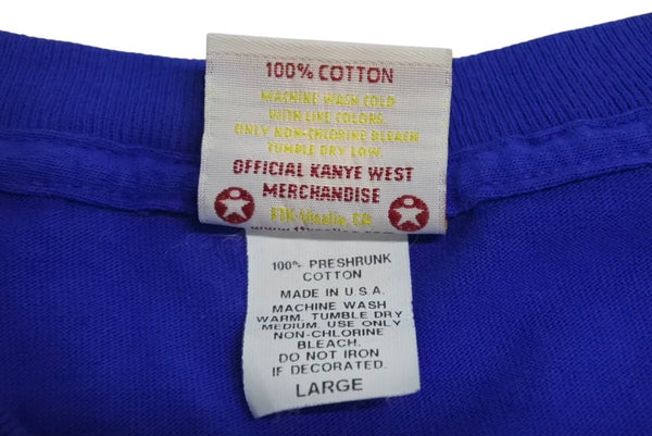 Very Good Condition KANYE WEST Kanye West 2005 Vintage Print Short Sleeve T-shirt Bear Ye Rapper Size L Used 4c071115