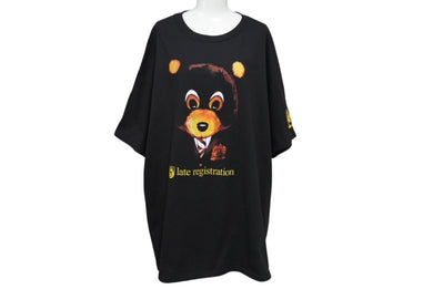 極美品 KANYE WEST カニエウェスト late registration2005 半袖Tシャツ ヴィンテージ コットン ブラック サイズXXL 中古 4c071116