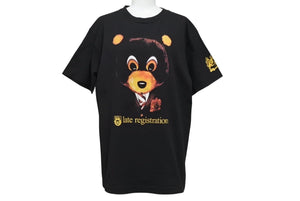 Very good condition KANYE WEST Kanye West late registration2005 short sleeve T-shirt Vintage Cotton Black Size M Used 4c071117