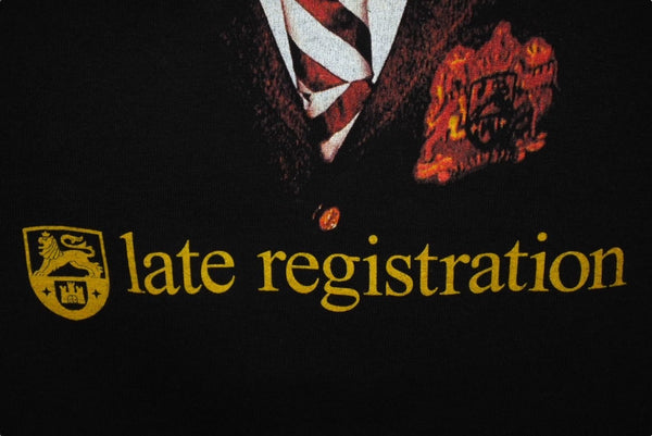 Very good condition KANYE WEST Kanye West late registration2005 short sleeve T-shirt Vintage Cotton Black Size M Used 4c071117