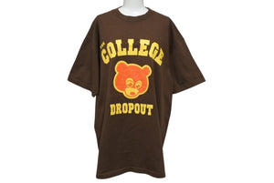 KANYE WEST THE COLLEGE DROP OUT Kanye West The College Dropout Short Sleeve T-shirt Size L Brown Good Condition Used 4c071128