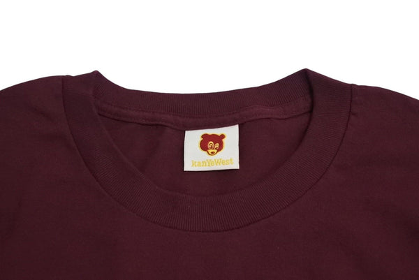 Very Good Condition KANYE WEST THE COLLEGE DROP OUT Kanye West The College Dropout Short Sleeve T-shirt Size XL Wine Red Used 4c071130
