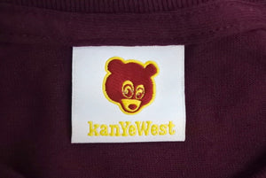 Very Good Condition KANYE WEST THE COLLEGE DROP OUT Kanye West The College Dropout Short Sleeve T-shirt Size XL Wine Red Used 4c071130