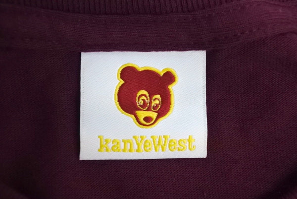 Very Good Condition KANYE WEST THE COLLEGE DROP OUT Kanye West The College Dropout Short Sleeve T-shirt Size XL Wine Red Used 4c071130