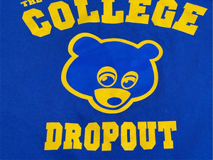 Very Good Condition KANYE WEST THE COLLEGE DROP OUT Kanye West The College Dropout Short Sleeve T-shirt Size XL Blue Used 4c071131