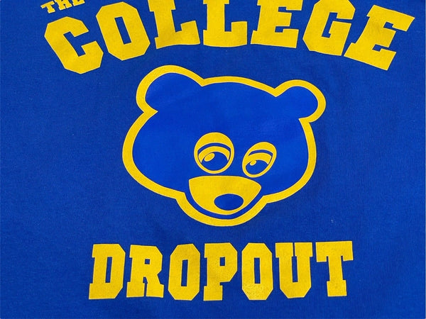 Very Good Condition KANYE WEST THE COLLEGE DROP OUT Kanye West The College Dropout Short Sleeve T-shirt Size XL Blue Used 4c071131