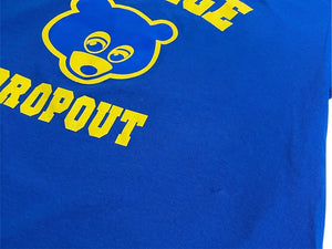 Very Good Condition KANYE WEST THE COLLEGE DROP OUT Kanye West The College Dropout Short Sleeve T-shirt Size XL Blue Used 4c071131