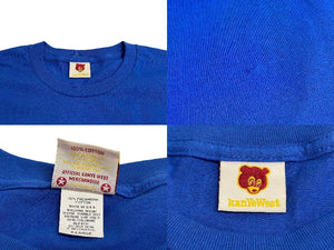 Very Good Condition KANYE WEST THE COLLEGE DROP OUT Kanye West The College Dropout Short Sleeve T-shirt Size XL Blue Used 4c071131