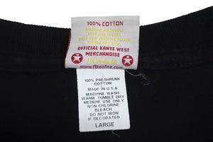 KANYE WEST THE COLLEGE DROP OUT カニエ ウェスト ザ コレッジ ドロップアウト 半袖Tシャツ サイズ L ブラック 美品 中古 4c071134