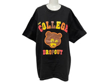 Load image into Gallery viewer, KANYE WEST THE COLLEGE DROP OUT カニエ ウェスト ザ コレッジ ドロップアウト 半袖Tシャツ サイズ L ブラック 美品 中古 4c071137