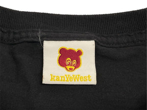 KANYE WEST THE COLLEGE DROP OUT カニエ ウェスト ザ コレッジ ドロップアウト 半袖Tシャツ サイズ L ブラック 美品 中古 4c071137