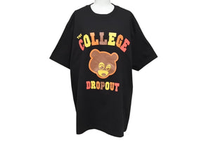 KANYE WEST THE COLLEGE DROP OUT カニエ ウェスト ザ コレッジ ドロップアウト 半袖Tシャツ サイズ L ブラック 美品 中古 4c071138