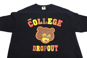 KANYE WEST THE COLLEGE DROP OUT カニエ ウェスト ザ コレッジ ドロップアウト 半袖Tシャツ サイズ L ブラック 美品 中古 4c071138