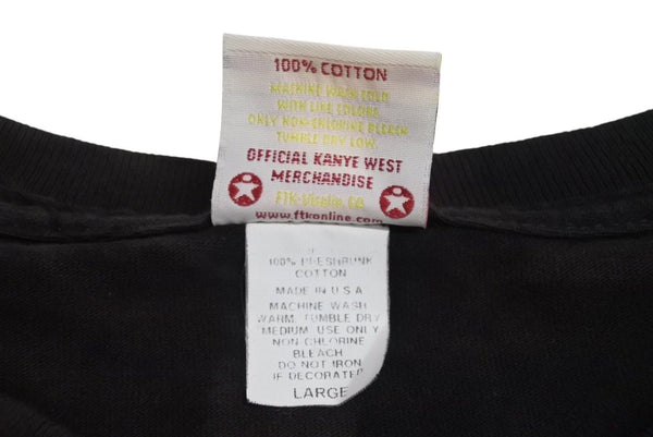 KANYE WEST THE COLLEGE DROP OUT Kanye West The College Dropout Short Sleeve T-shirt Size L Black Good Condition Used 4c071139