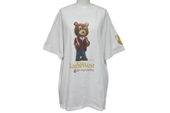 Very Good Condition KANYE WEST Kanye West late registration 2005 Promotional T-shirt Size L Not for Sale Kanye Bear Official Used 4c071141