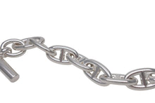 Load image into Gallery viewer, 新品未使用 HERMES エルメス シェーヌダンクルGM ブレスレット 14コマ 24AG090779 777g シルバー925 美品 中古 4c071153