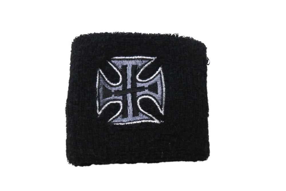 WWE ワールドレスリングエンターテイメント リストバンド 2個セット コットン ブラック ホワイト レッド グレー 美品 中古 4c071165