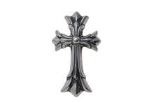 画像をギャラリービューアに読み込む, 極美品 CHROME HEARTS クロムハーツ ダブルCHクロスペンダント ラージ ペンダントトップ 重量約103.3g シルバー925 中古 4c071172