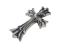 画像をギャラリービューアに読み込む, 極美品 CHROME HEARTS クロムハーツ ダブルCHクロスペンダント ラージ ペンダントトップ 重量約103.3g シルバー925 中古 4c071172