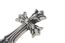 画像をギャラリービューアに読み込む, 極美品 CHROME HEARTS クロムハーツ ダブルCHクロスペンダント ラージ ペンダントトップ 重量約103.3g シルバー925 中古 4c071172