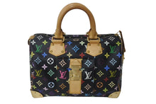 Load image into Gallery viewer, LOUIS VUITTON ルイヴィトン スピーディ30 ハンドバッグ M92642 モノグラム マルチカラー ブラック 美品 中古 4c071174