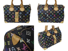 Load image into Gallery viewer, LOUIS VUITTON ルイヴィトン スピーディ30 ハンドバッグ M92642 モノグラム マルチカラー ブラック 美品 中古 4c071174