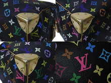 Load image into Gallery viewer, LOUIS VUITTON ルイヴィトン スピーディ30 ハンドバッグ M92642 モノグラム マルチカラー ブラック 美品 中古 4c071174