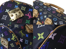 Load image into Gallery viewer, LOUIS VUITTON ルイヴィトン スピーディ30 ハンドバッグ M92642 モノグラム マルチカラー ブラック 美品 中古 4c071174