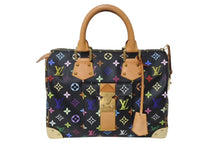 Load image into Gallery viewer, LOUIS VUITTON ルイヴィトン スピーディ30 ハンドバッグ M92642 モノグラム マルチカラー ブラック 美品 中古 4c071175