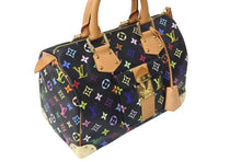 Load image into Gallery viewer, LOUIS VUITTON ルイヴィトン スピーディ30 ハンドバッグ M92642 モノグラム マルチカラー ブラック 美品 中古 4c071175